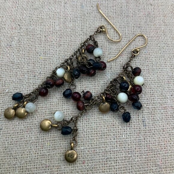 Lauran Conrad Silver Tone Hoops & Boho Dangling Bundle Earrings - Picture 3 of 9